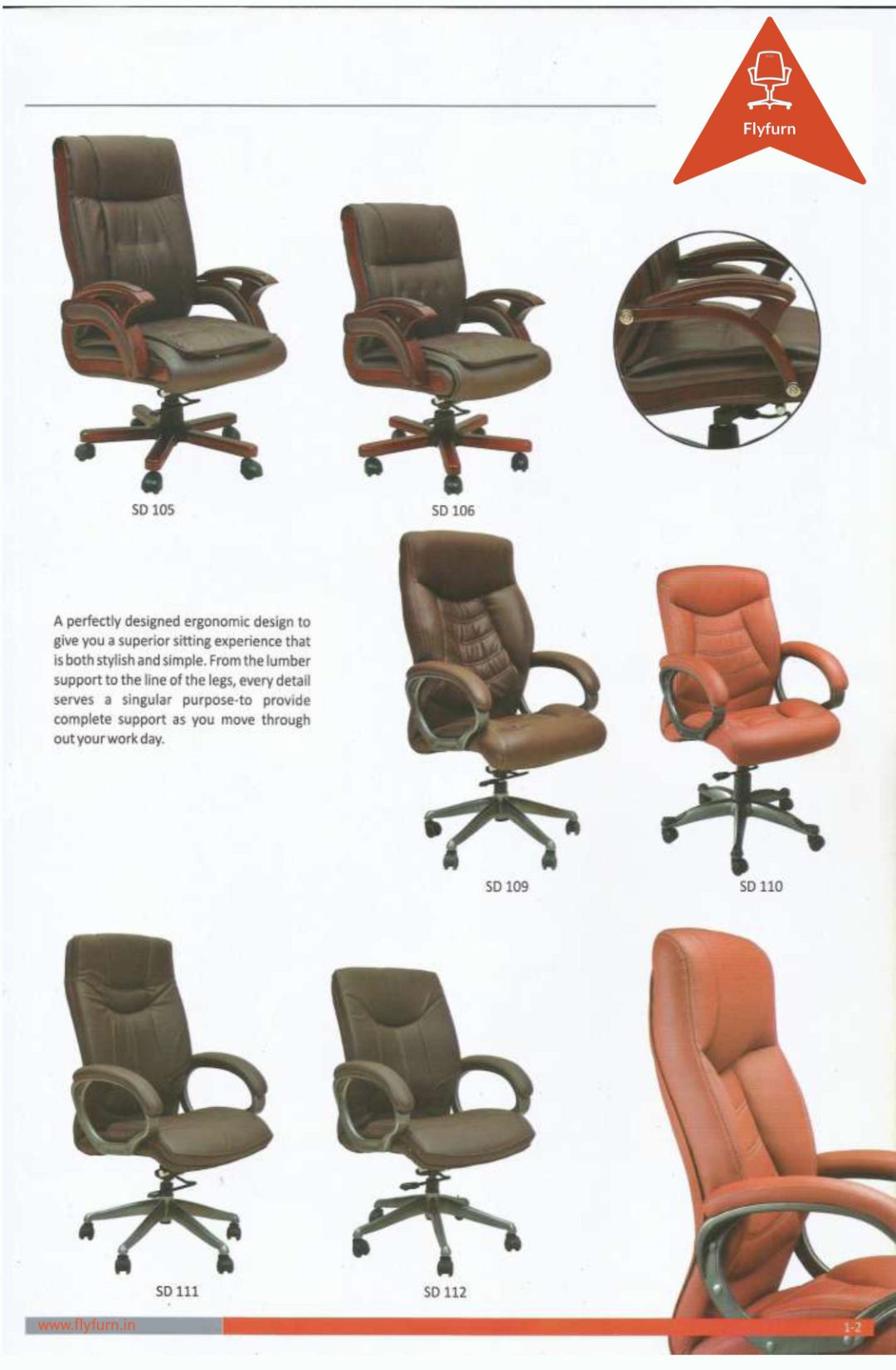 CEO Series office furniture — SD 105, SD 106, SD 109, SD 110, SD 111, SD 112