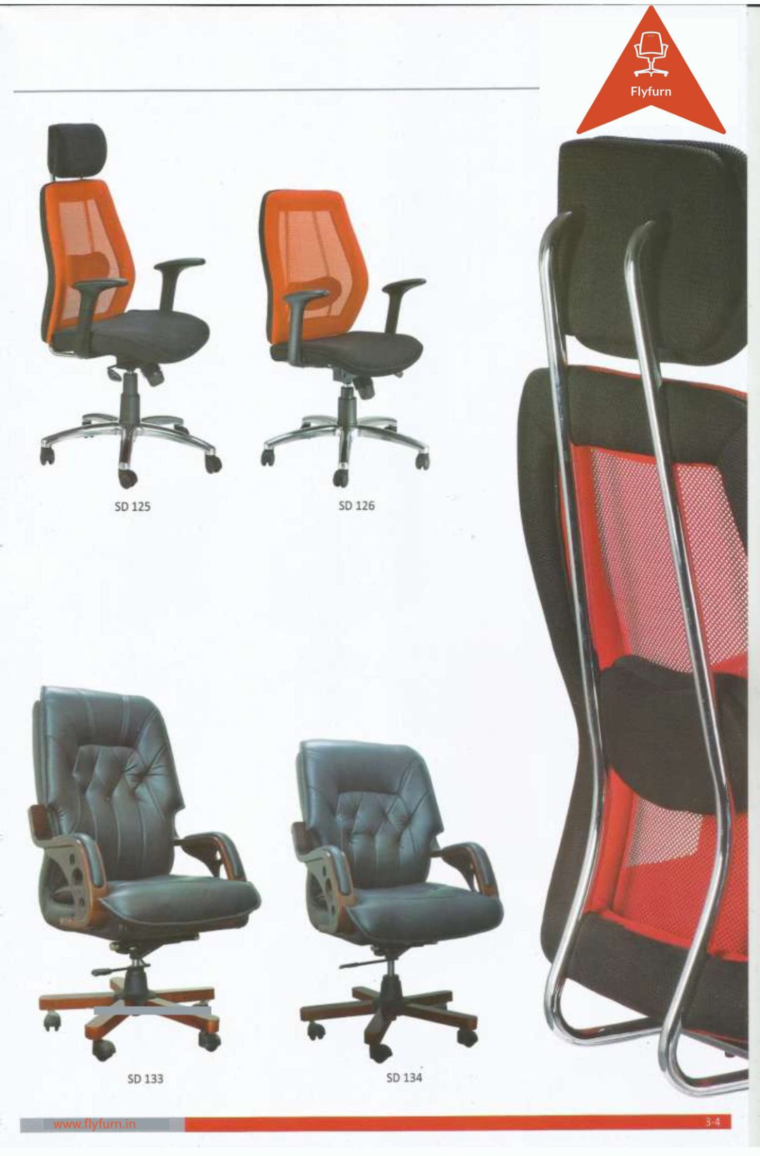 CEO Series office furniture — SD 125, SD 126, SD 133, SD 134