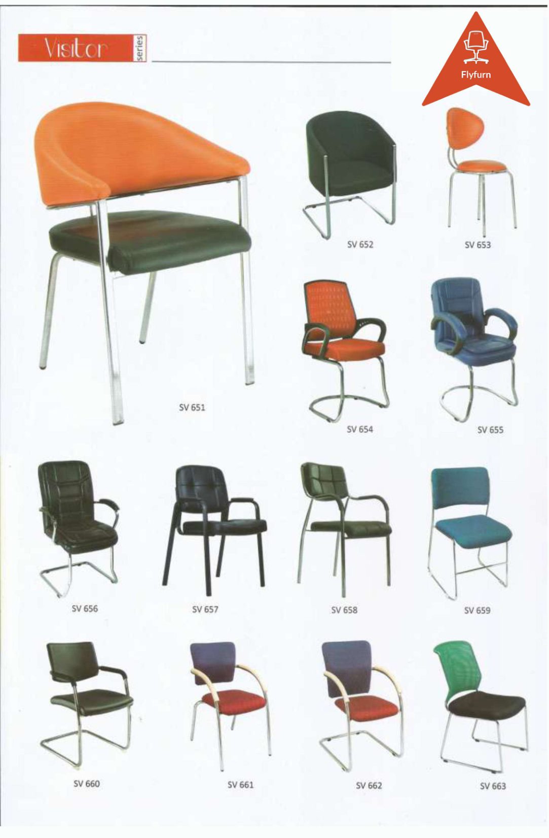 Visitor Series office furniture — SV 651, SV 652, SV 653, SV 654, SV 655, SV 656…