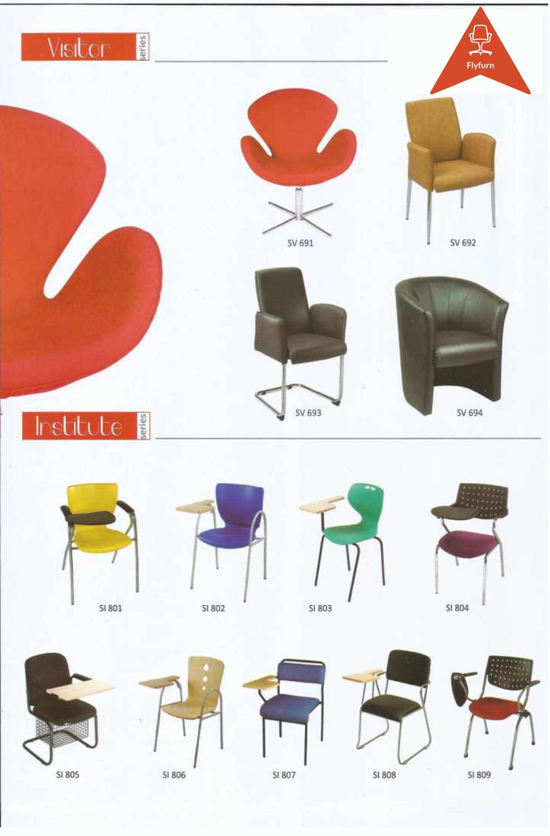 Visitor Series office furniture — SV 691, SV 692, SV 693, SV 694, SI 801, SI 802…