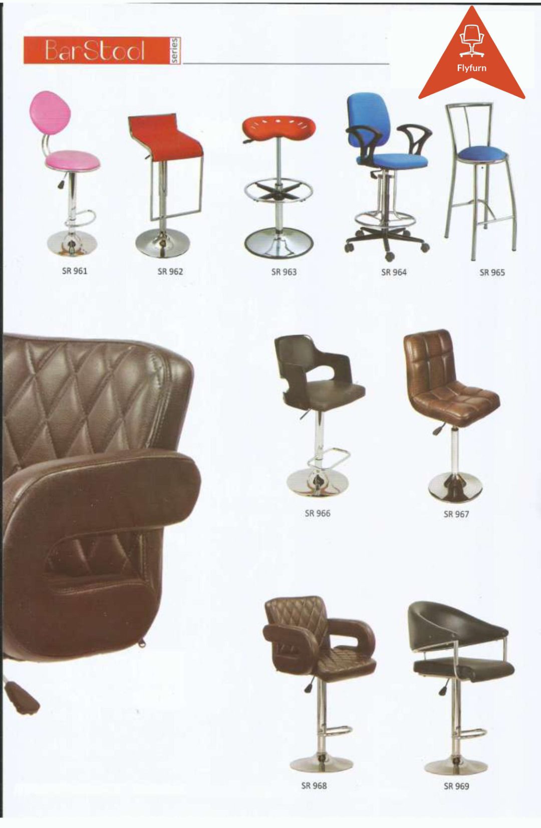 Bar Stool Series office furniture — SR 961, SR 962, SR 963, SR 964, SR 965, SR 966…