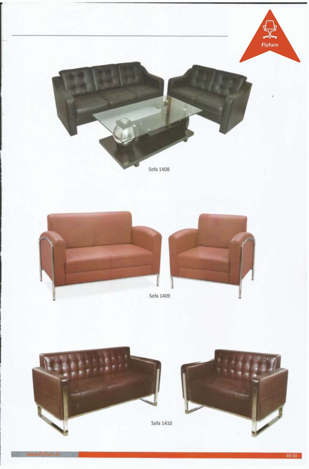 Sofa Series office furniture — Sofa 1408, Sofa 1409, Sofa 1410