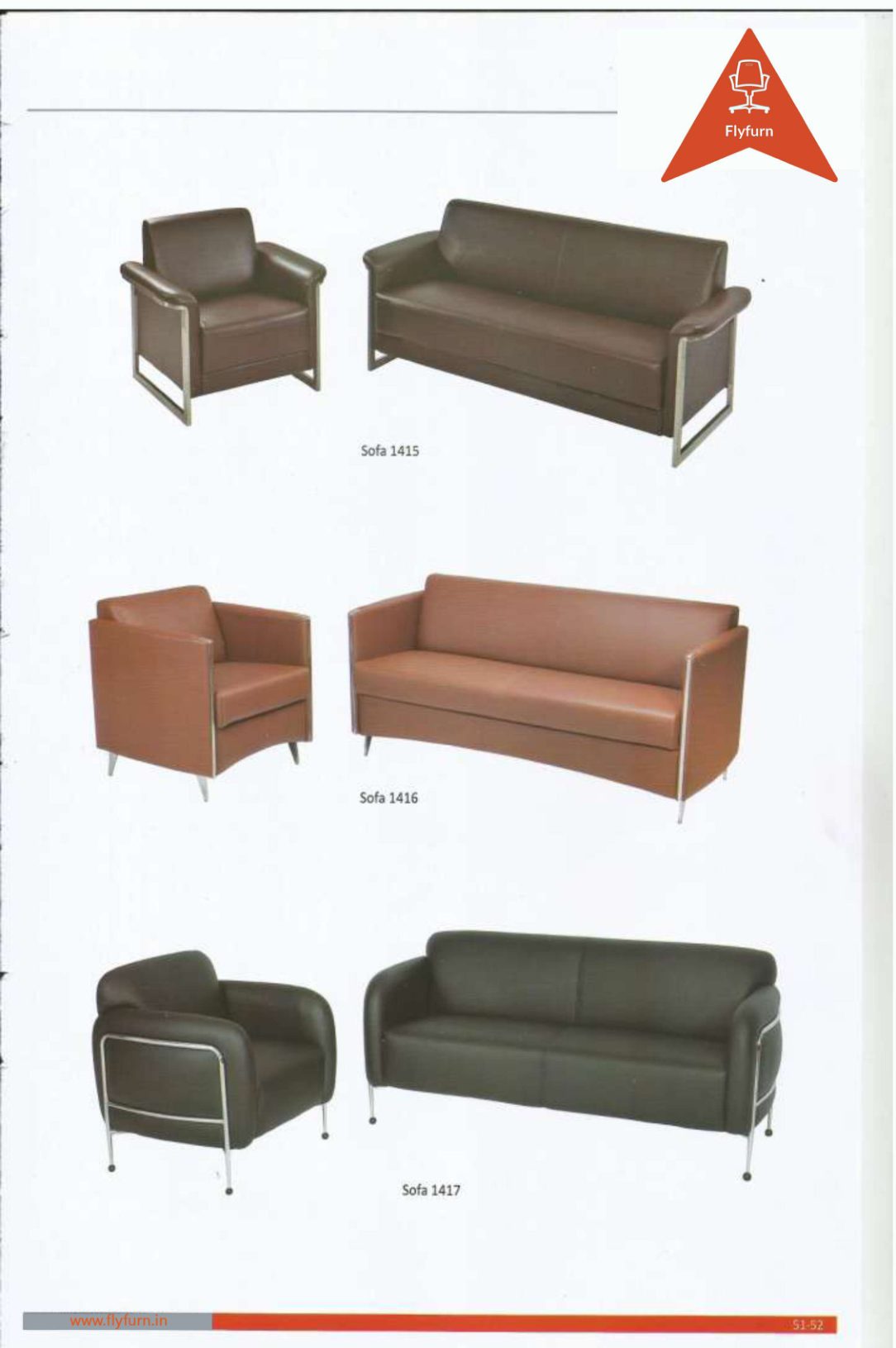 Sofa Series office furniture — Sofa 1415, Sofa 1416, Sofa 1417